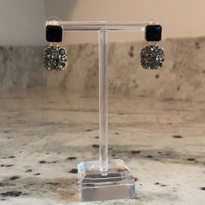 J.Crew Square Slate Gem Drop Earrings